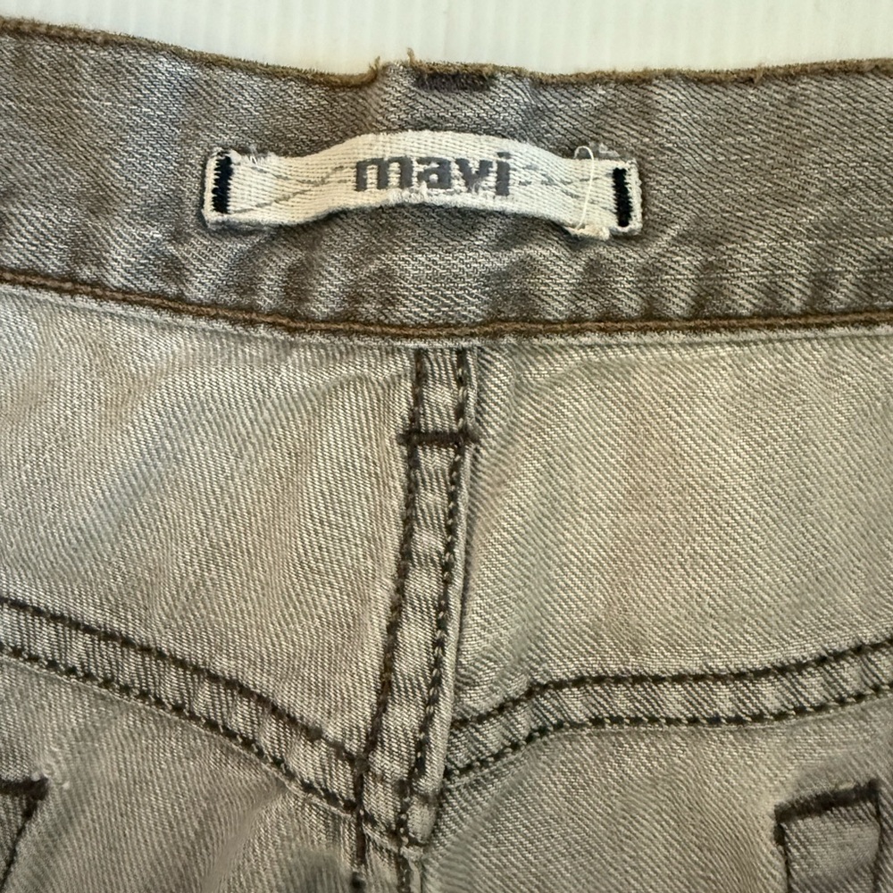 Mavi Jeans Mens 38x32 Stone Gray Matt Relaxed Straight Leg Distressed‎ - Picture 8 of 13